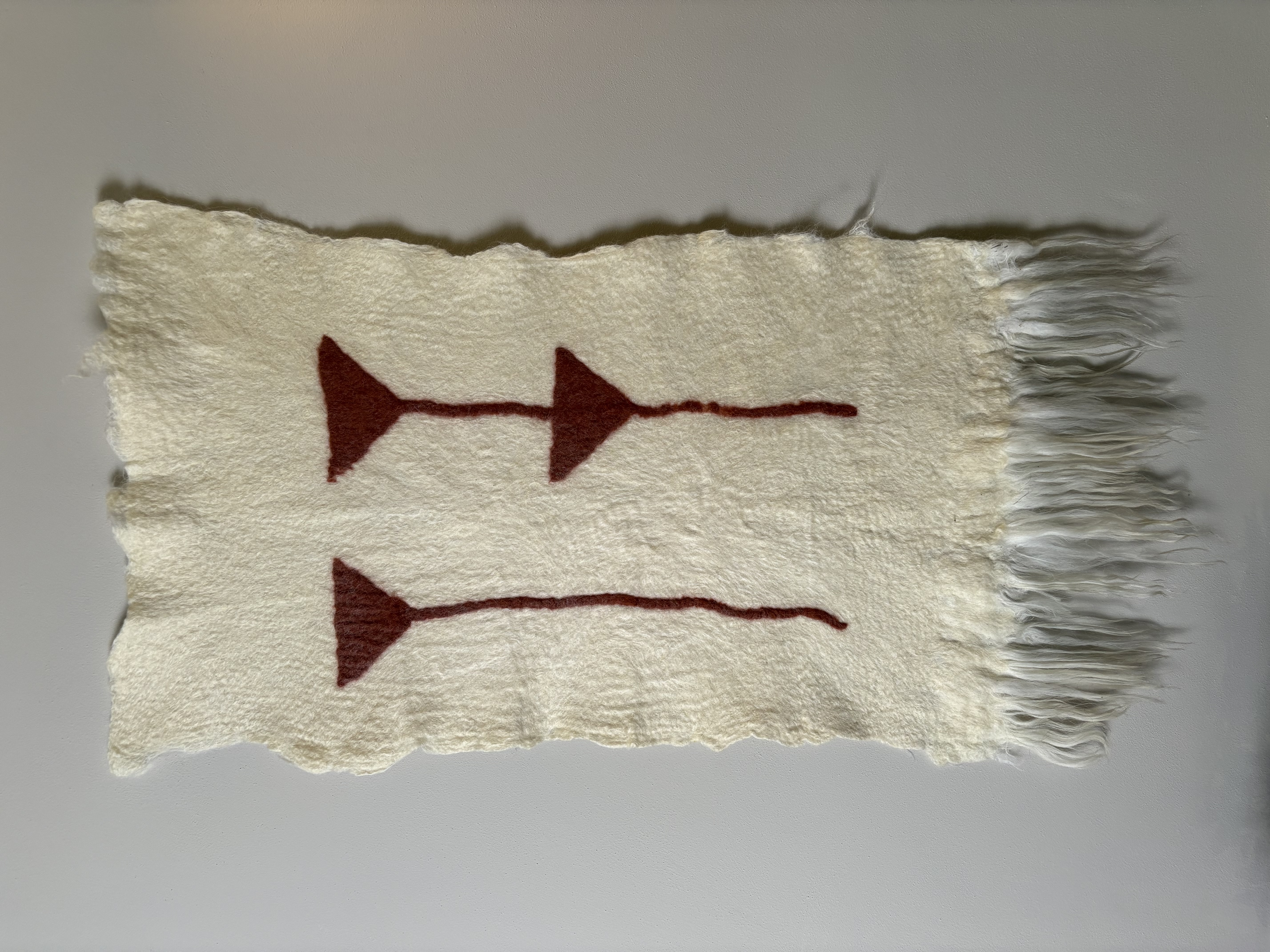 Hand-felted Wool Tapestry (SOLD)