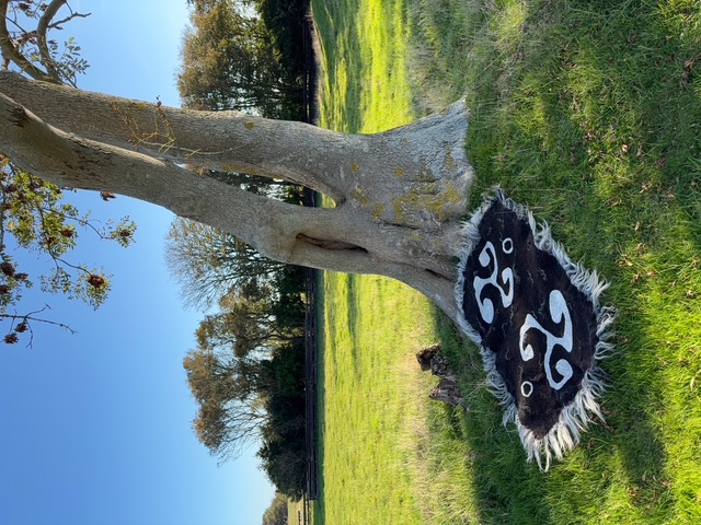 Triskele - Traditional Wool Felt Tapestry