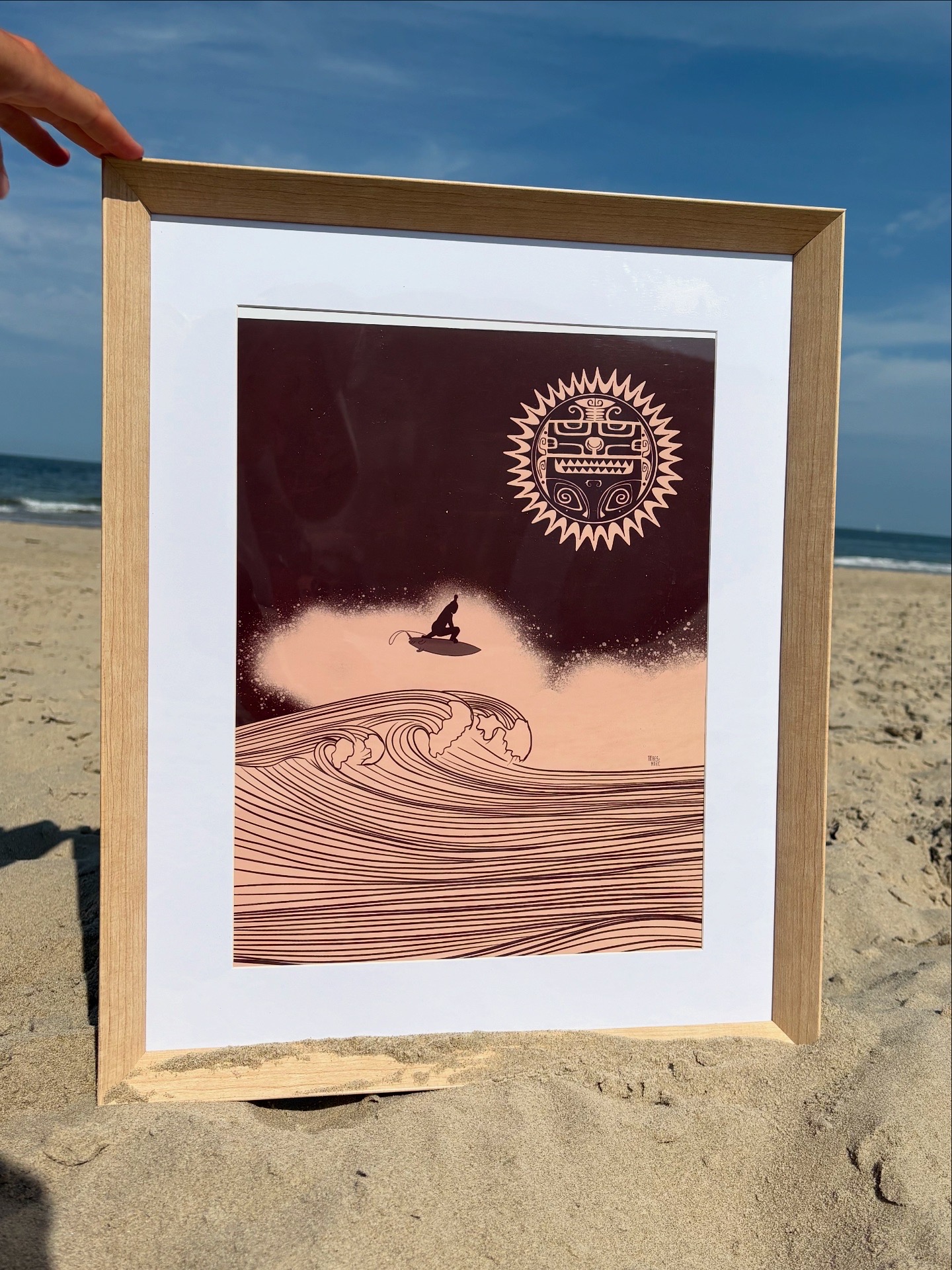 Surf Art Print