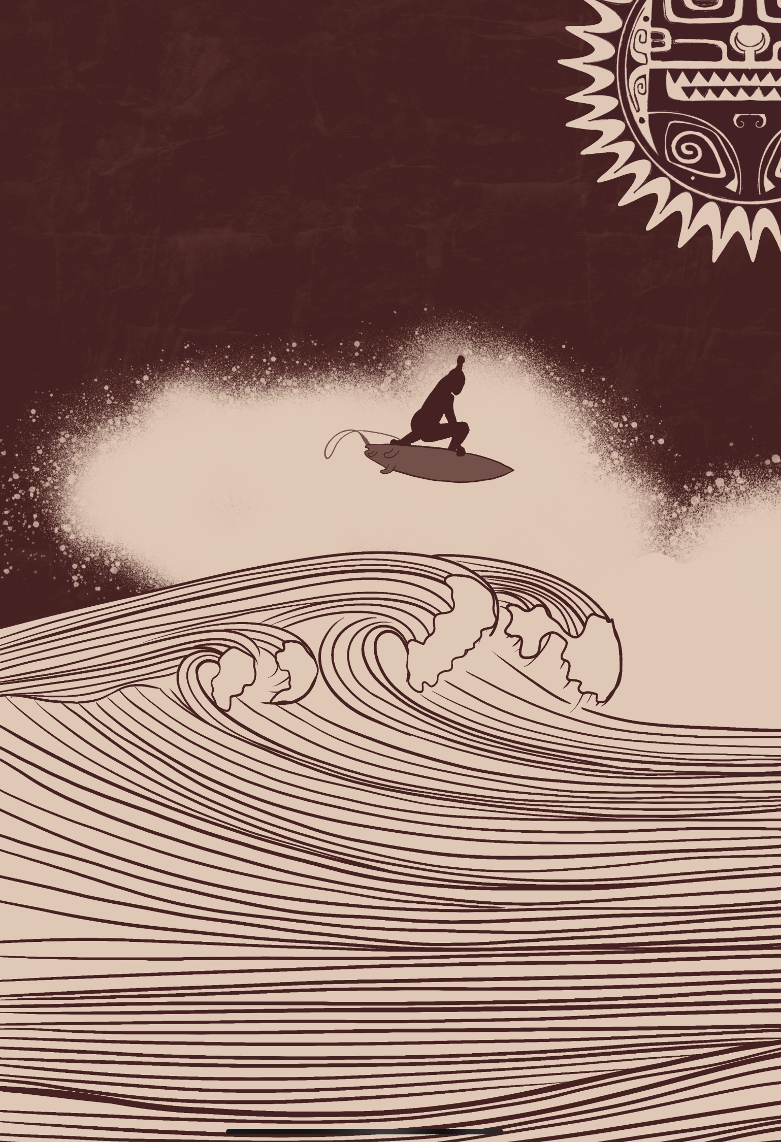 Surf Art Print