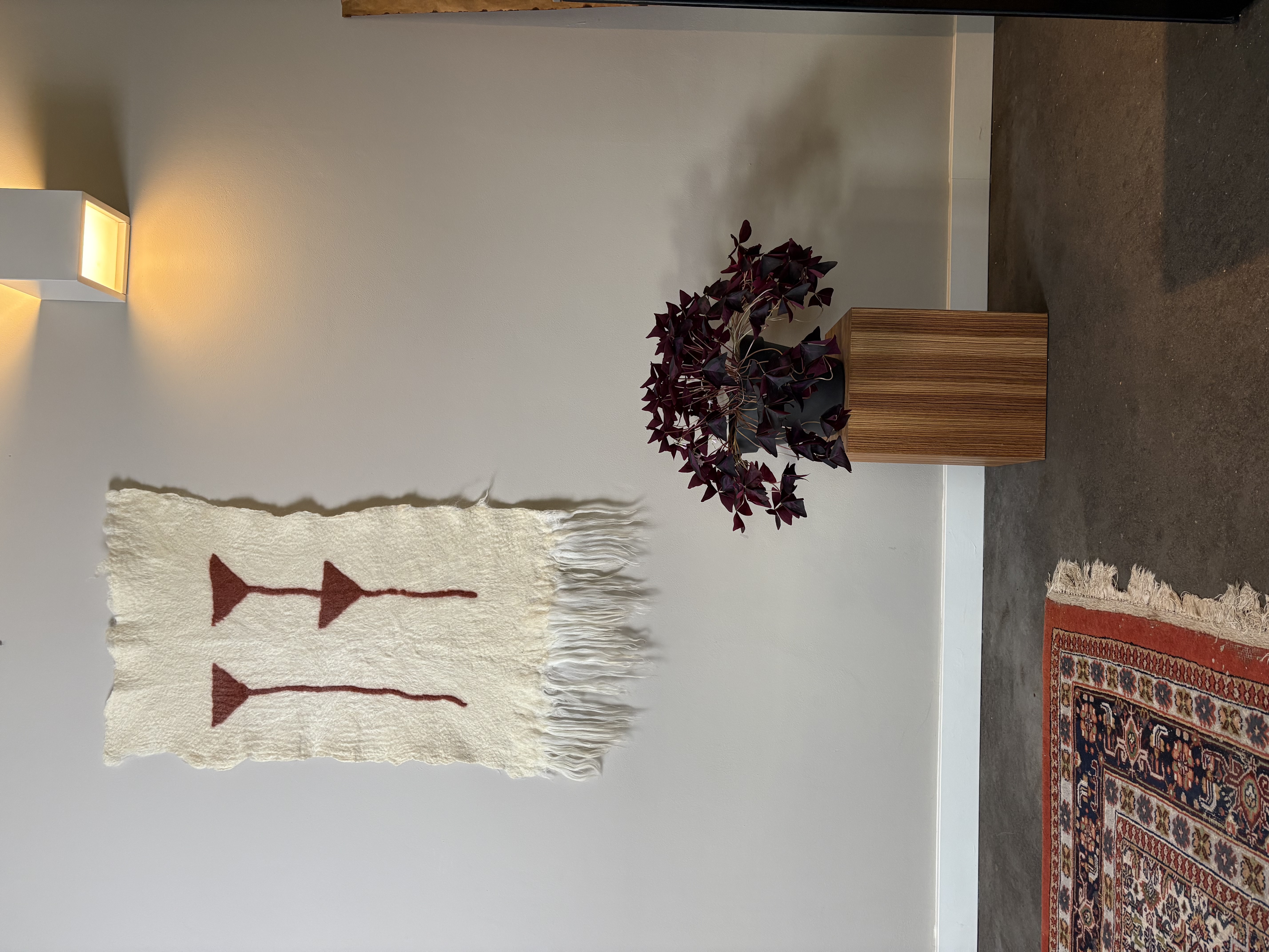 Hand-felted Wool Tapestry (SOLD)