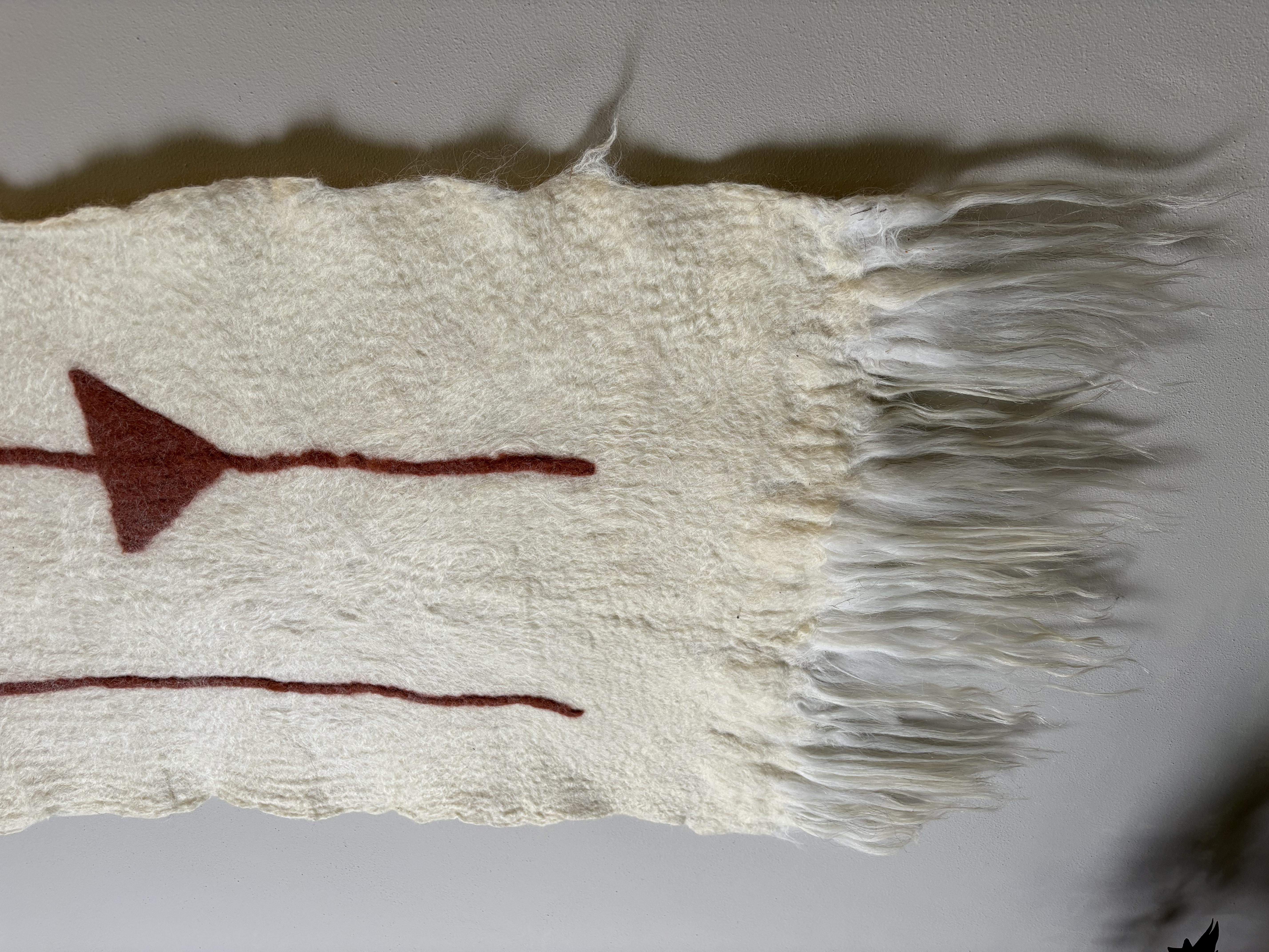 Hand-felted Wool Tapestry (SOLD)