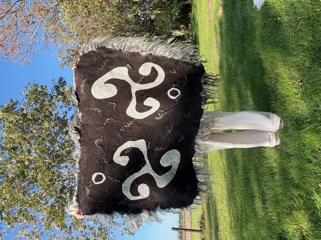 Triskele - Traditional Wool Felt Tapestry