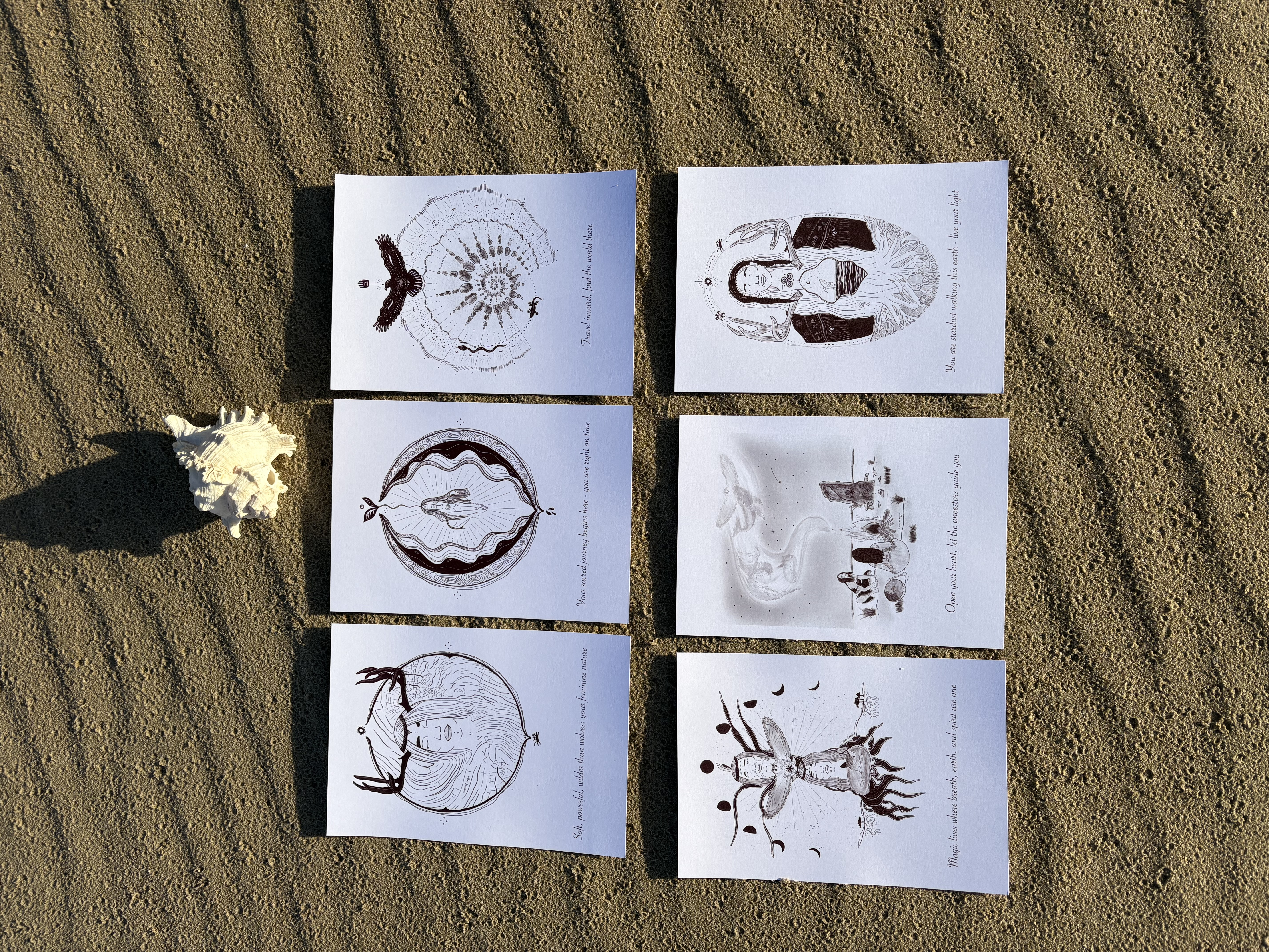 Cycles of the Earth - Card Set (6 pieces)