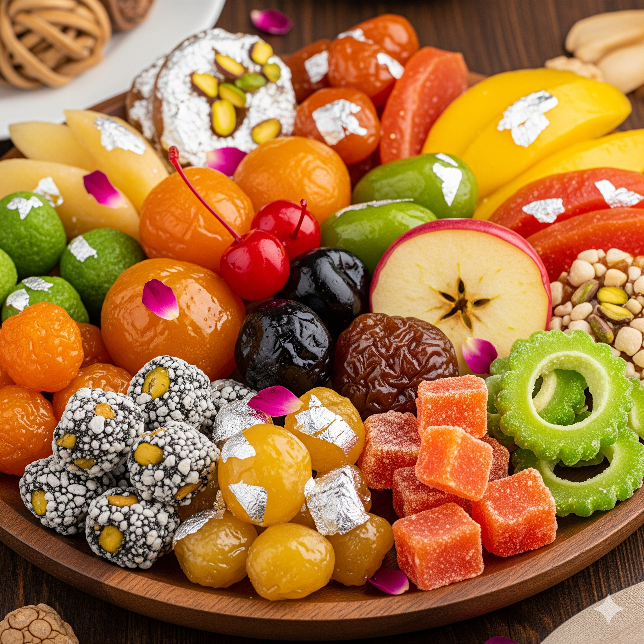 Assorted Premium Dry Fruits and Confectionery Platter
