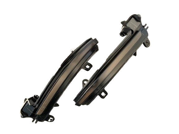 BMW F serijos (1, 2, 3, 4, X1, M2, i3) Juodi Dinamiški LED Posūkiai Veidrodėliuose