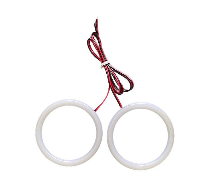 BMW E46 Coupe/Cabrio Facelift Cotton Angel Eyes Komplektas Xenon žibintams