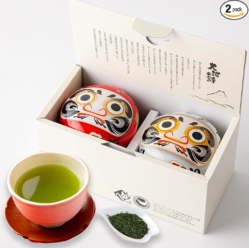 Daruma Doll Japanese Tea Set