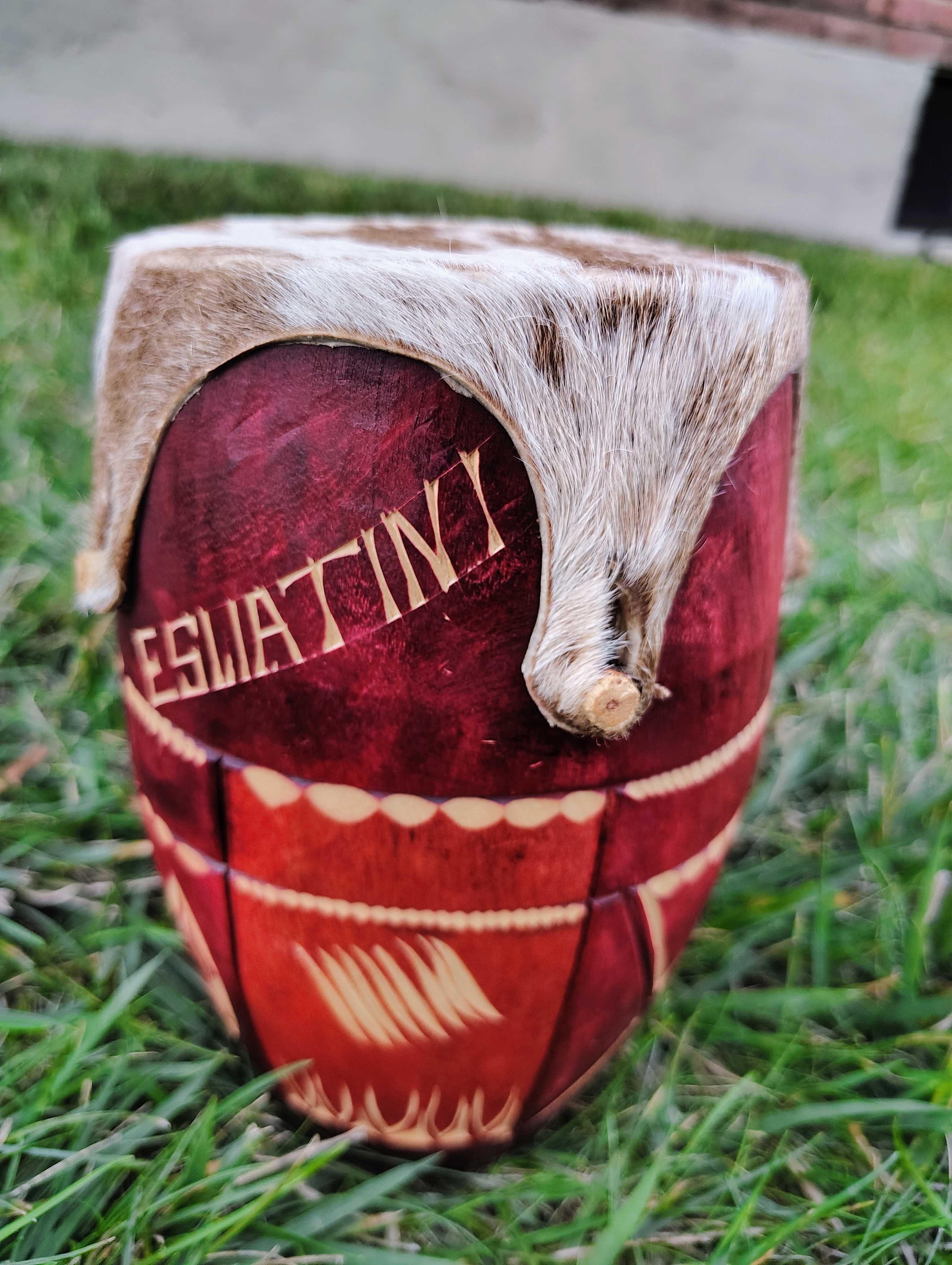 Handcrafted Small Eswatini Drum