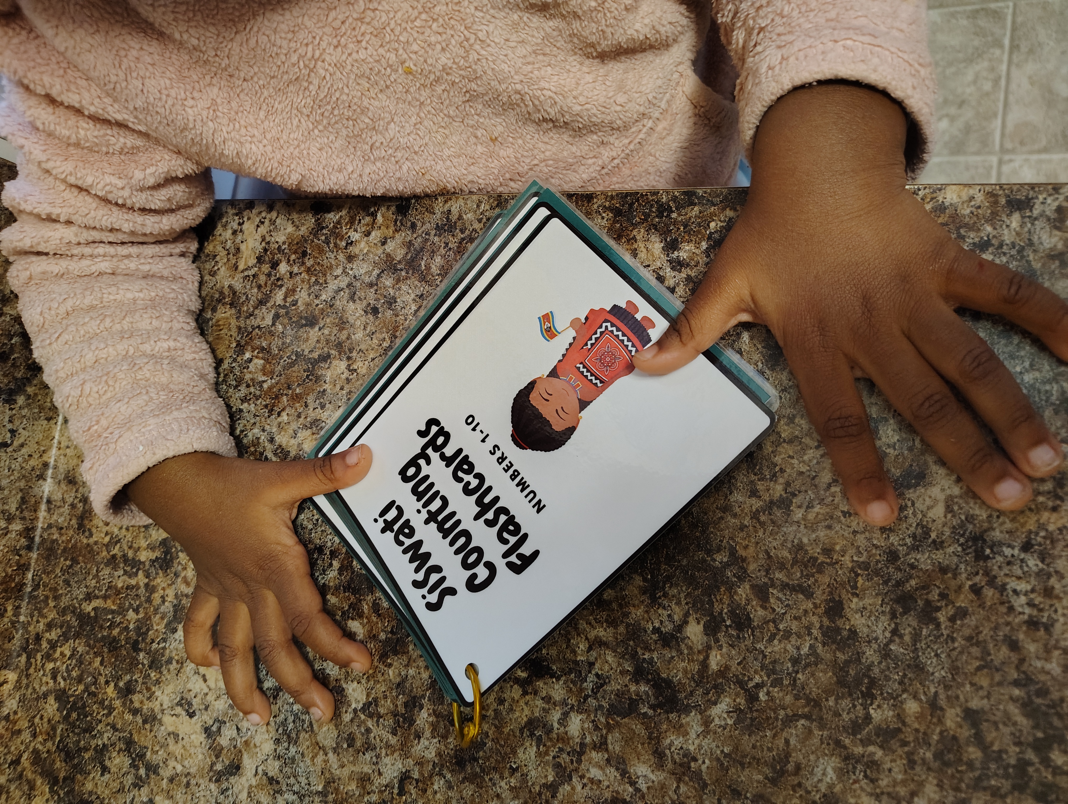 Siswati Counting Flashcards (PDF)