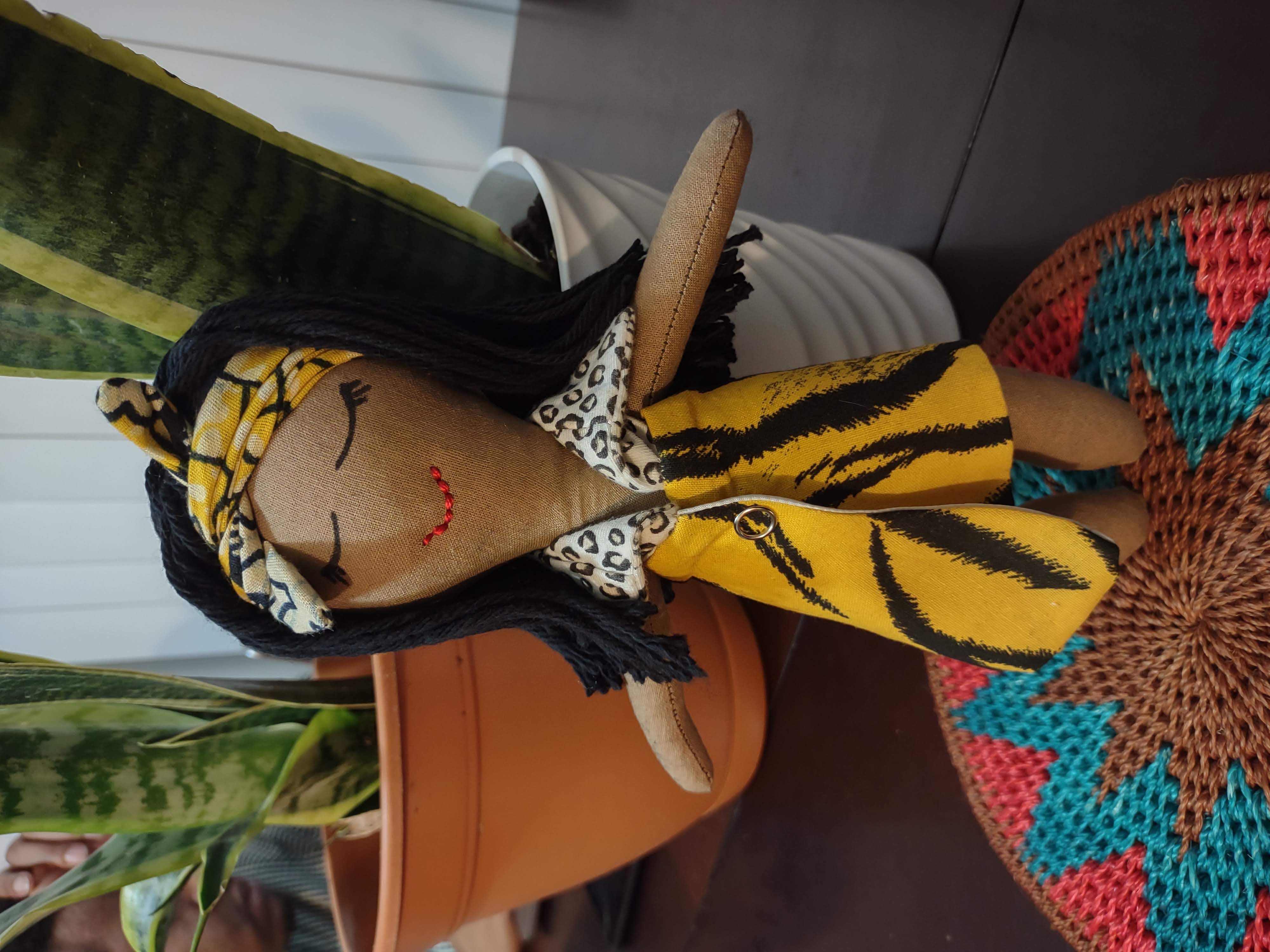 Handmade Cloth Doll - Nomsa