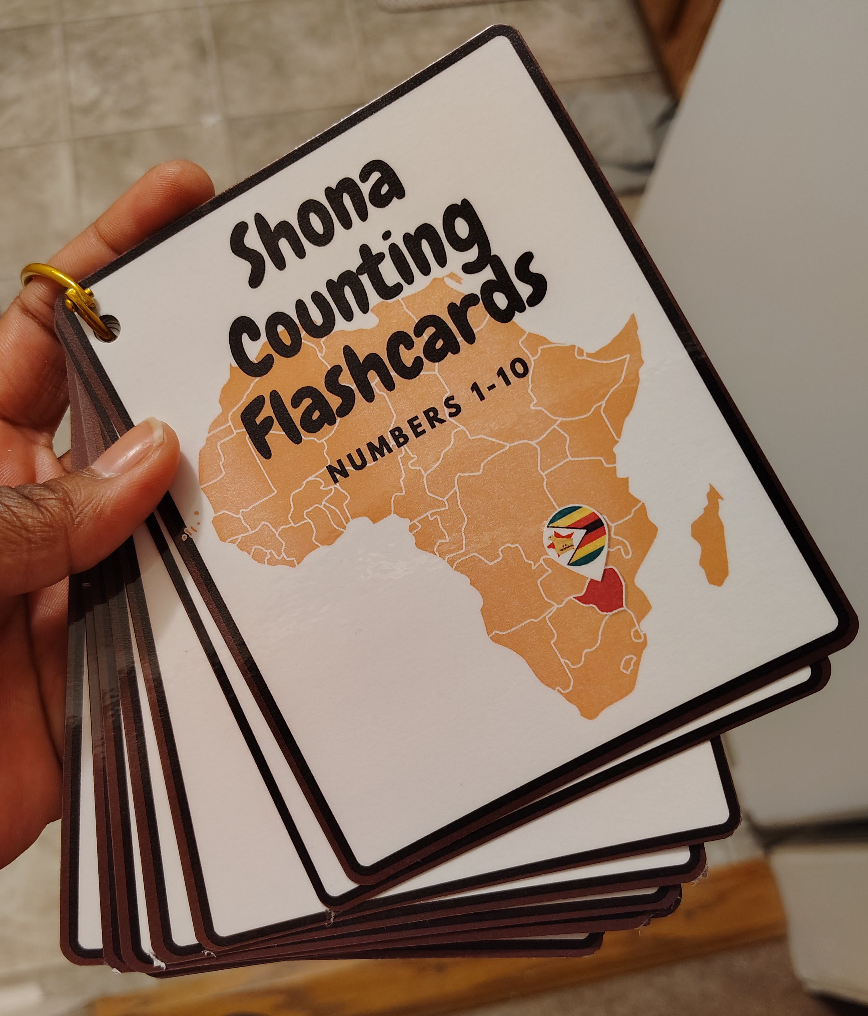 Shona Number Flashcards (PDF)