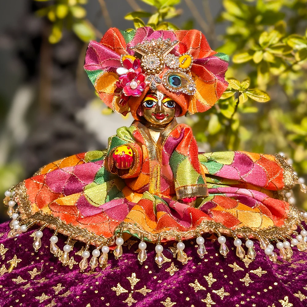 Traditional Colourful Doll Attire Set