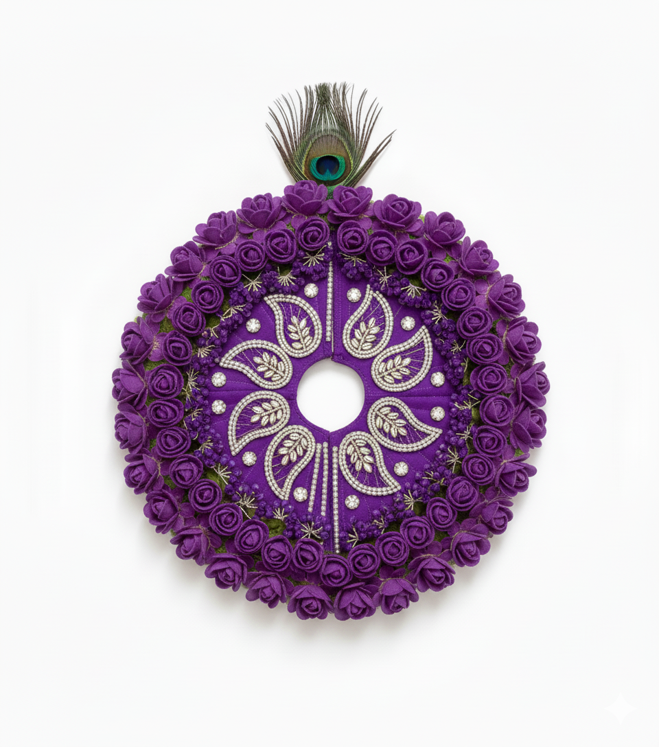 multicolour Handcrafted Dress for laddu gopal ji  