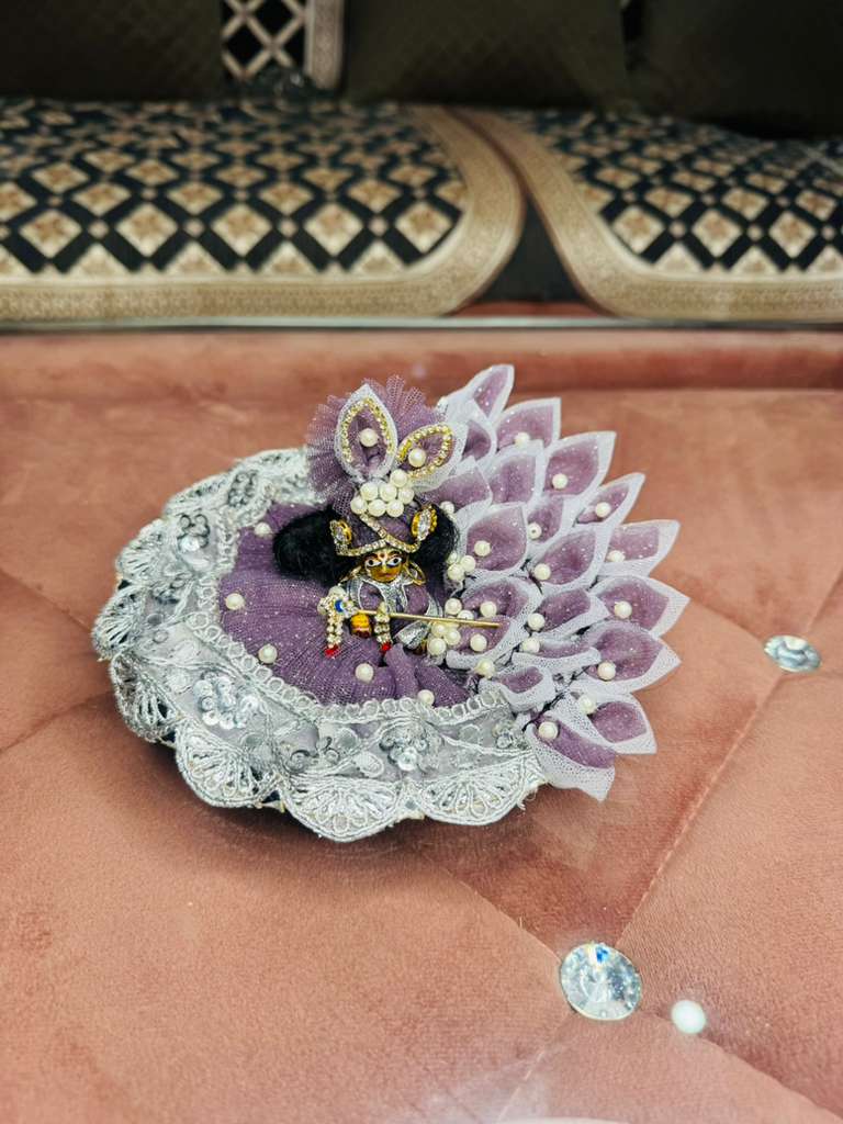 Violet Ferry  handcrafted   laddu gopal ji dress 