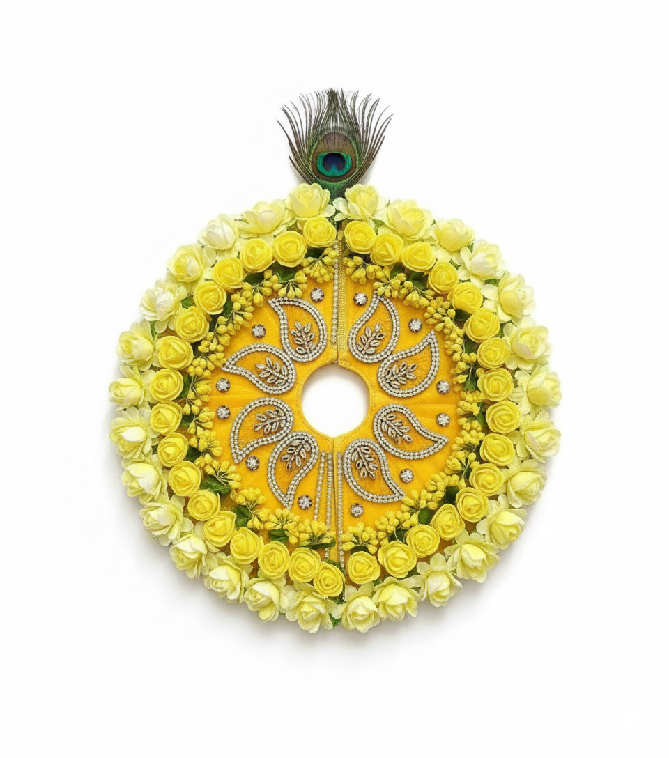 multicolour Handcrafted Dress for laddu gopal ji  