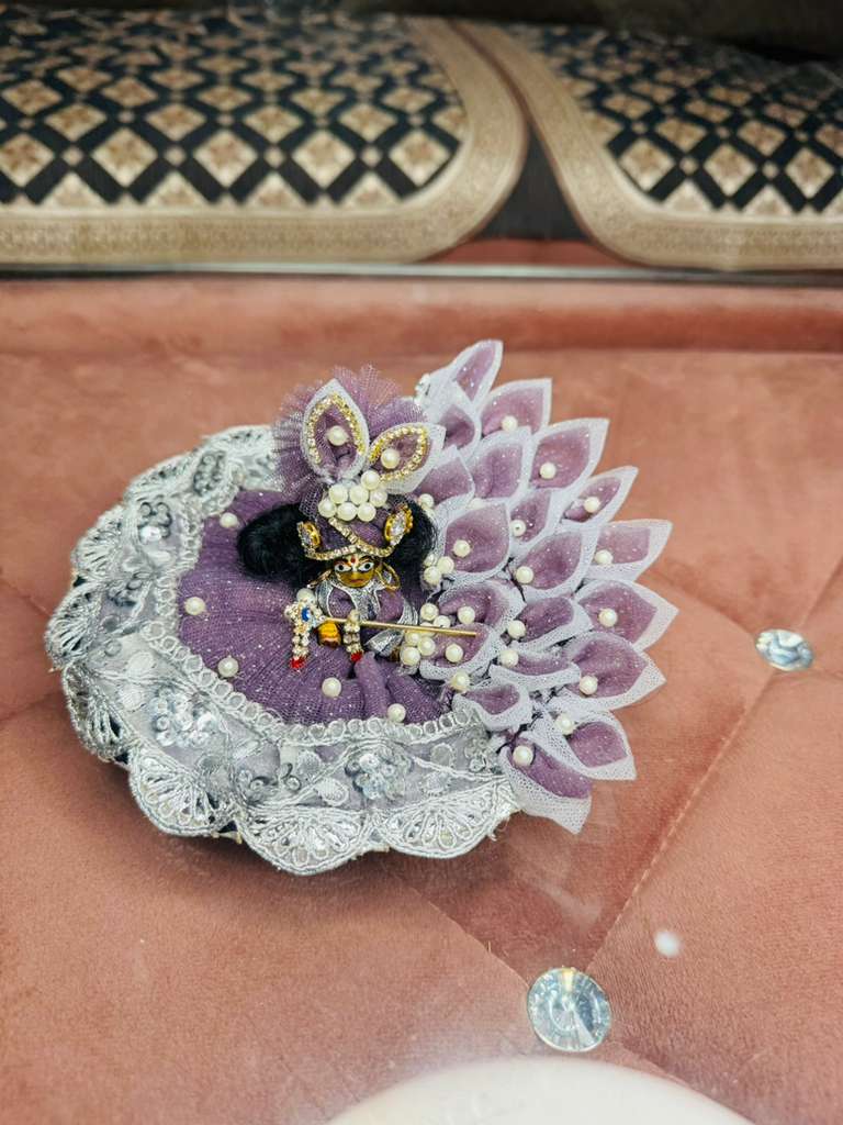 Violet Ferry  handcrafted   laddu gopal ji dress 