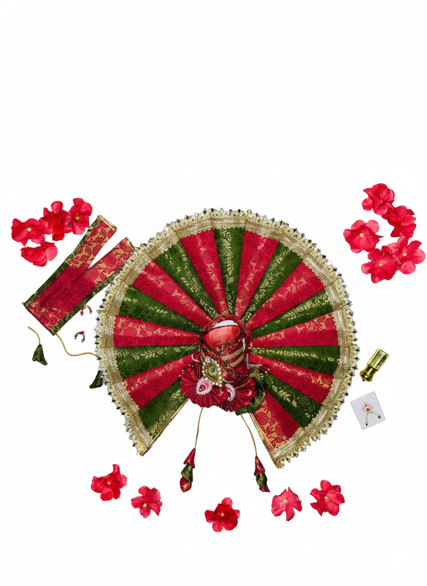 Royal Pink Tree handcrafted  dress