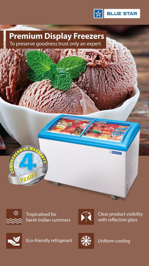 Blue Star Premium Display Freezer GT5-350