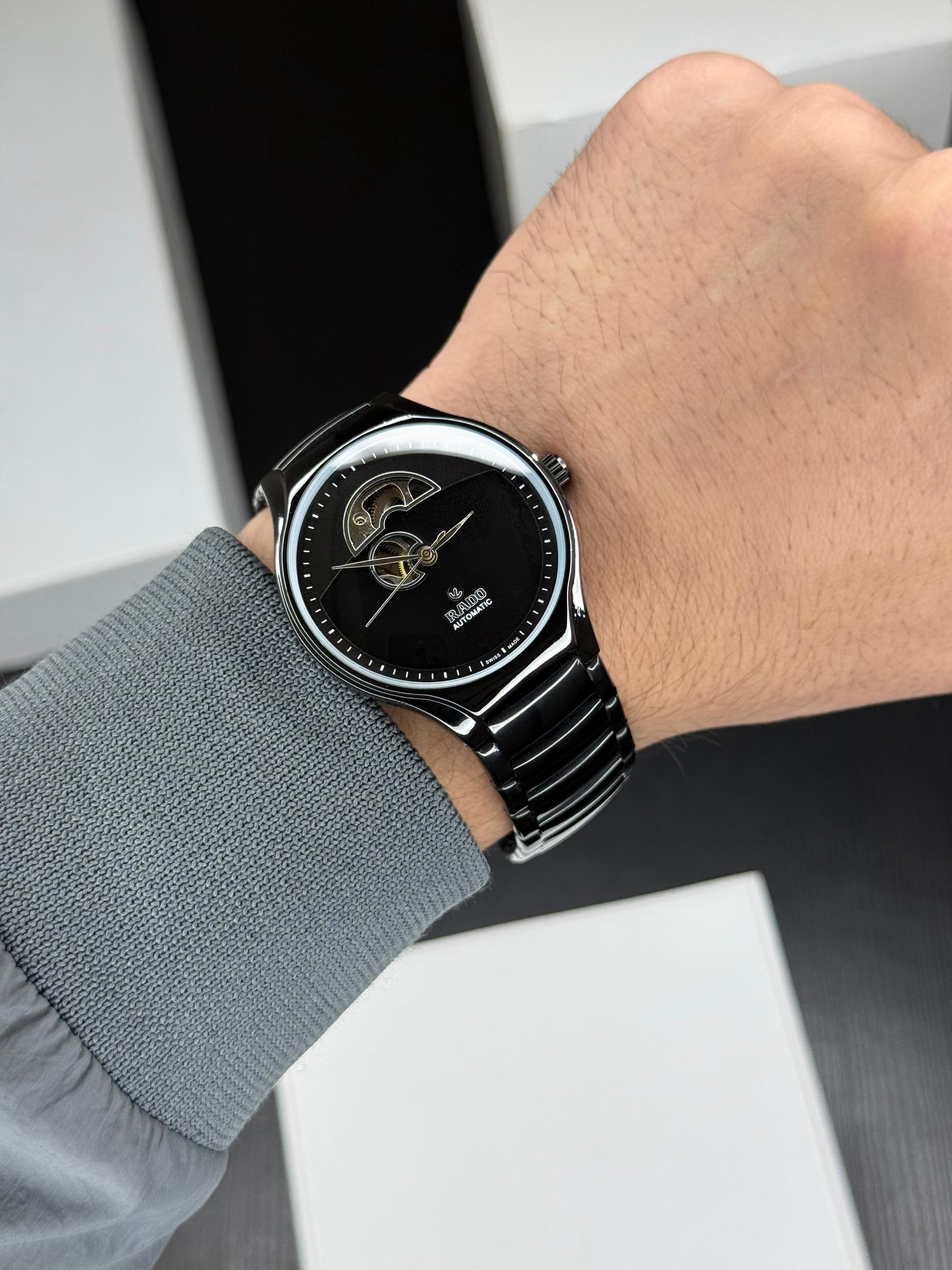 Rado Black Ceramic Automatic Watch