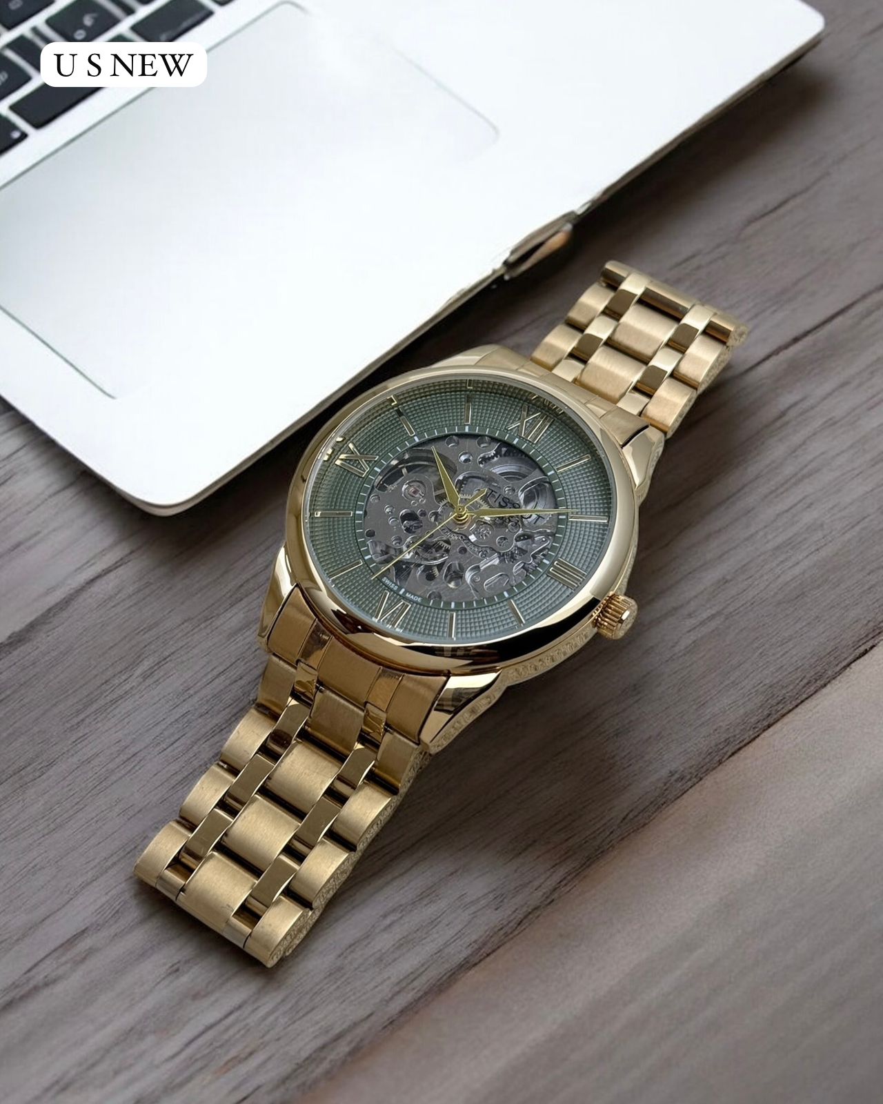 TISSOT Luxury Skeleton Mechanical Watch