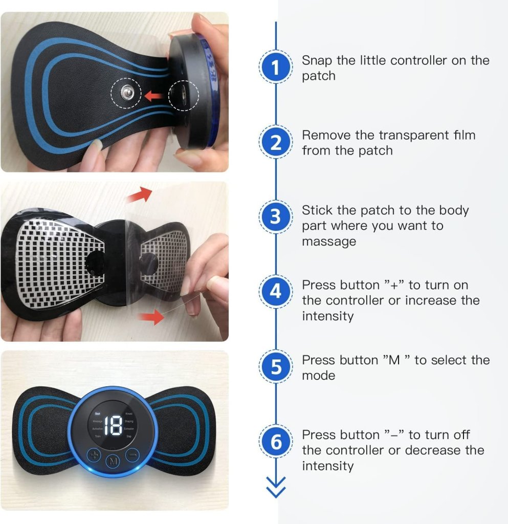 EMS mini massager butterfly Massager