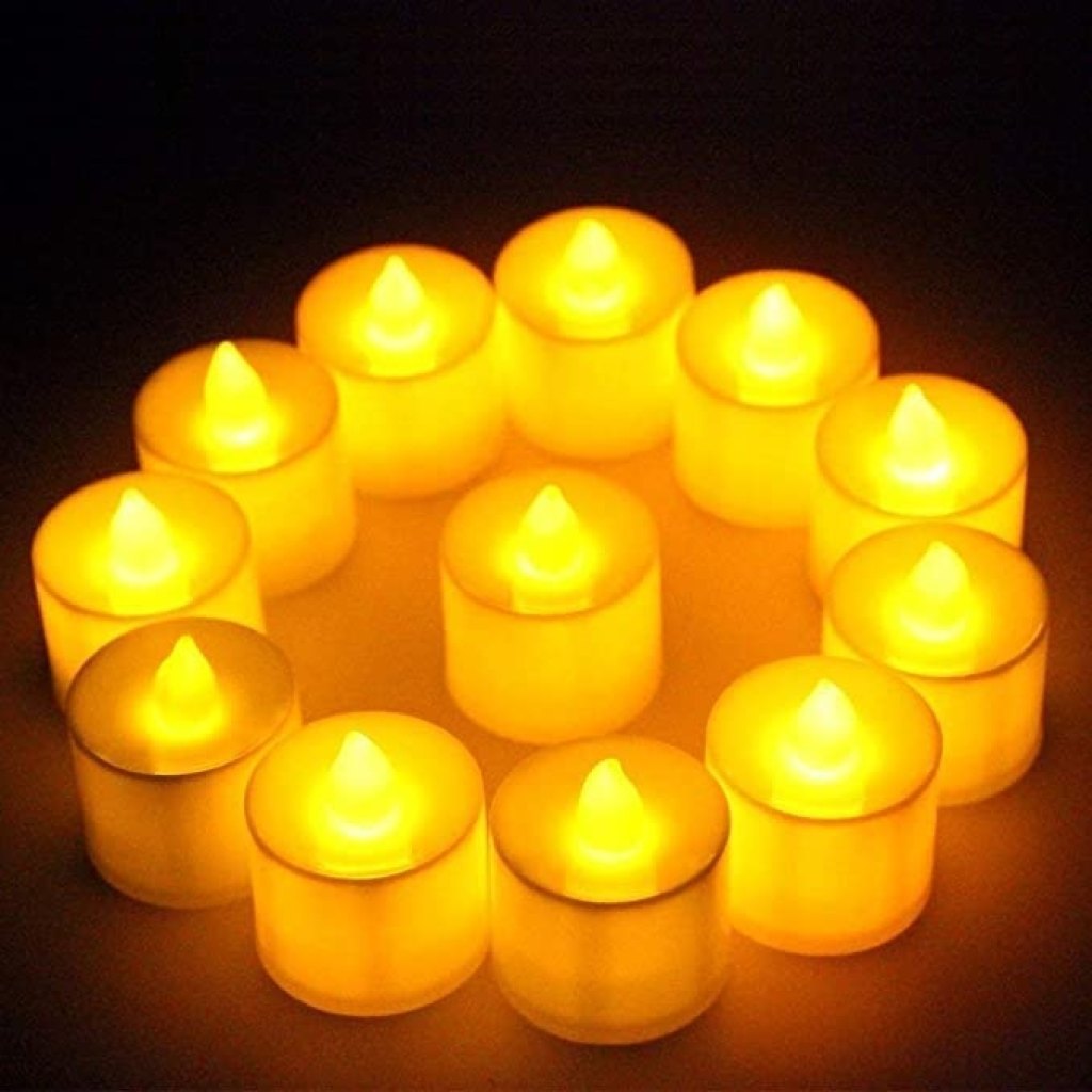 Diya Led Light Battery Operated 10 pcs Home Improvement