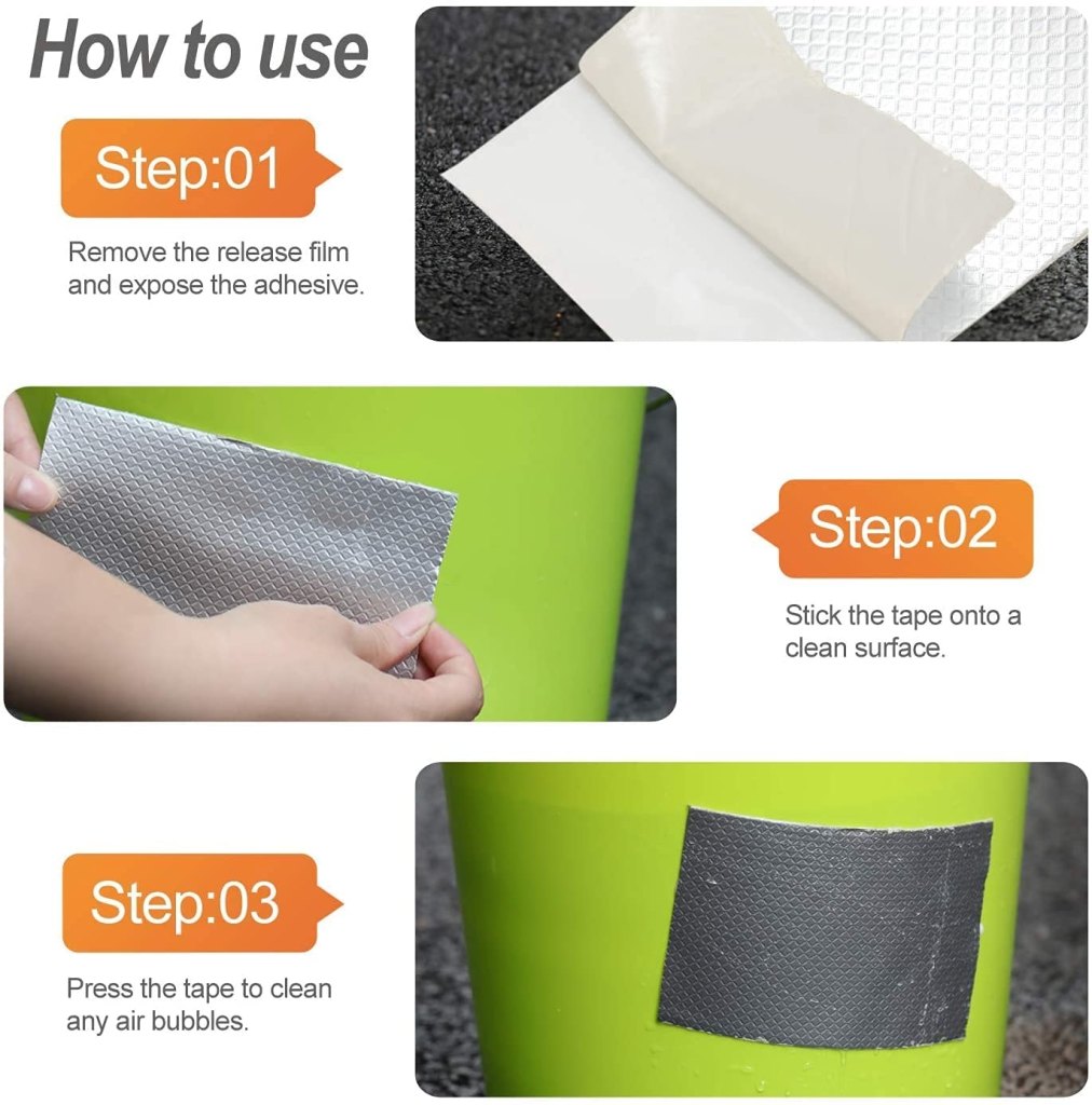 Waterproof Aluminum Butyl Tape 2inch 5mt Home & Kitchen