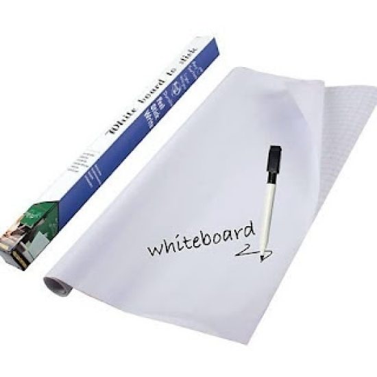 45cm x 200 cm White Board Sticker Office & Stationery