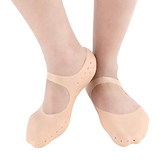 Silicon Socks Anti Crack Full Heel Personal Care