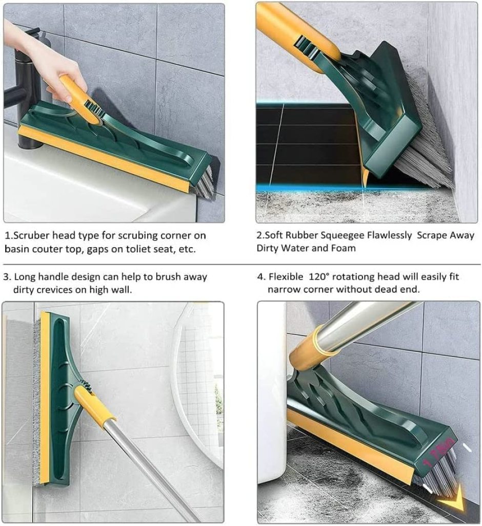 2 in 1 tile cleaning brush Bathroom Accessories
