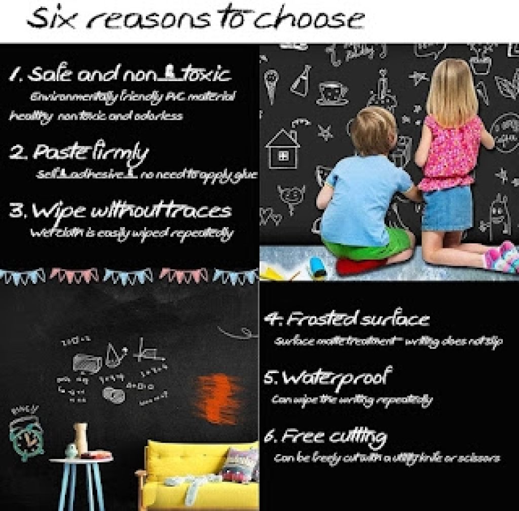 45x200 cm Black Board Sticker Office & Stationery