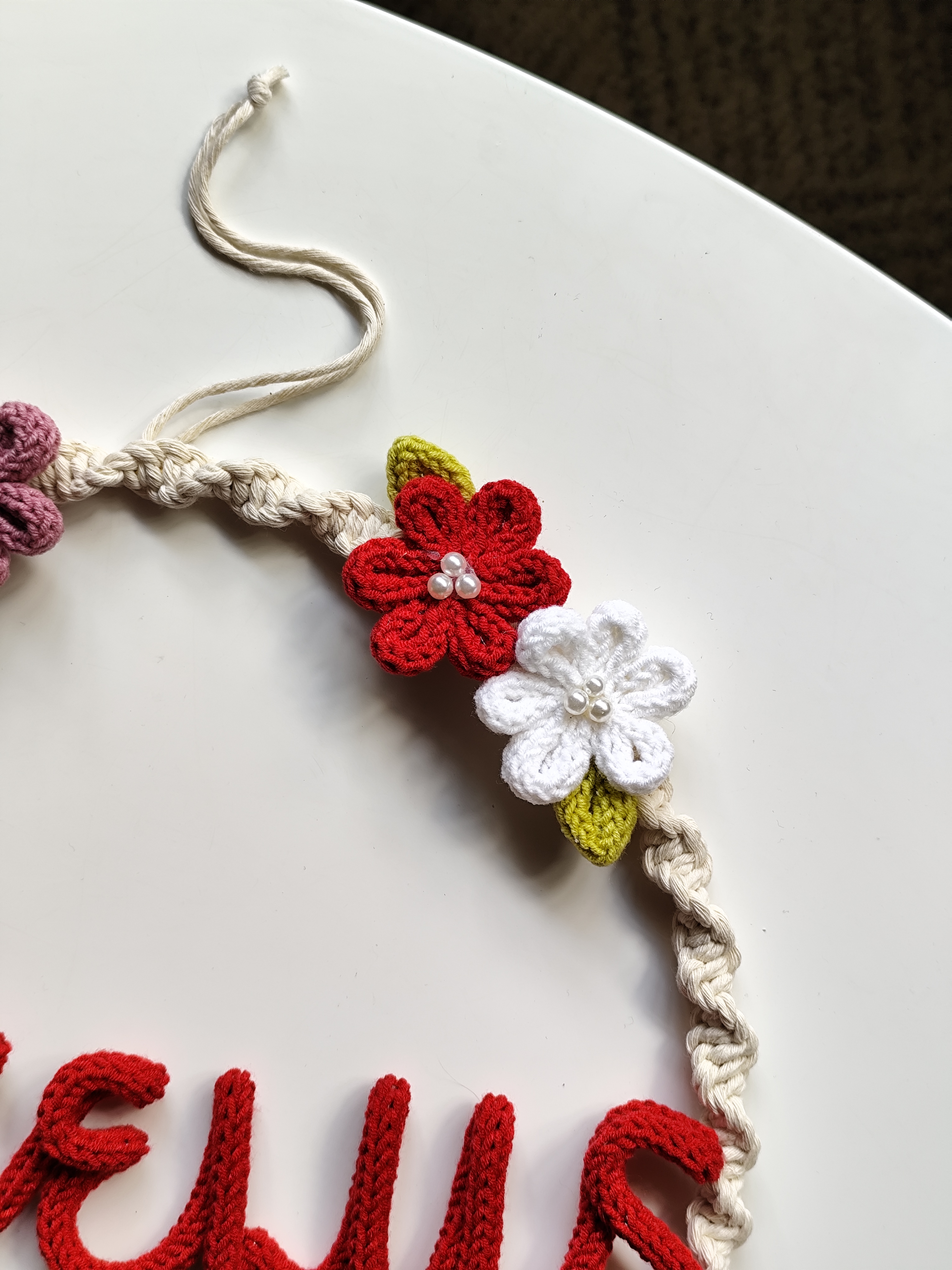 Custom Handmade Name Wreath