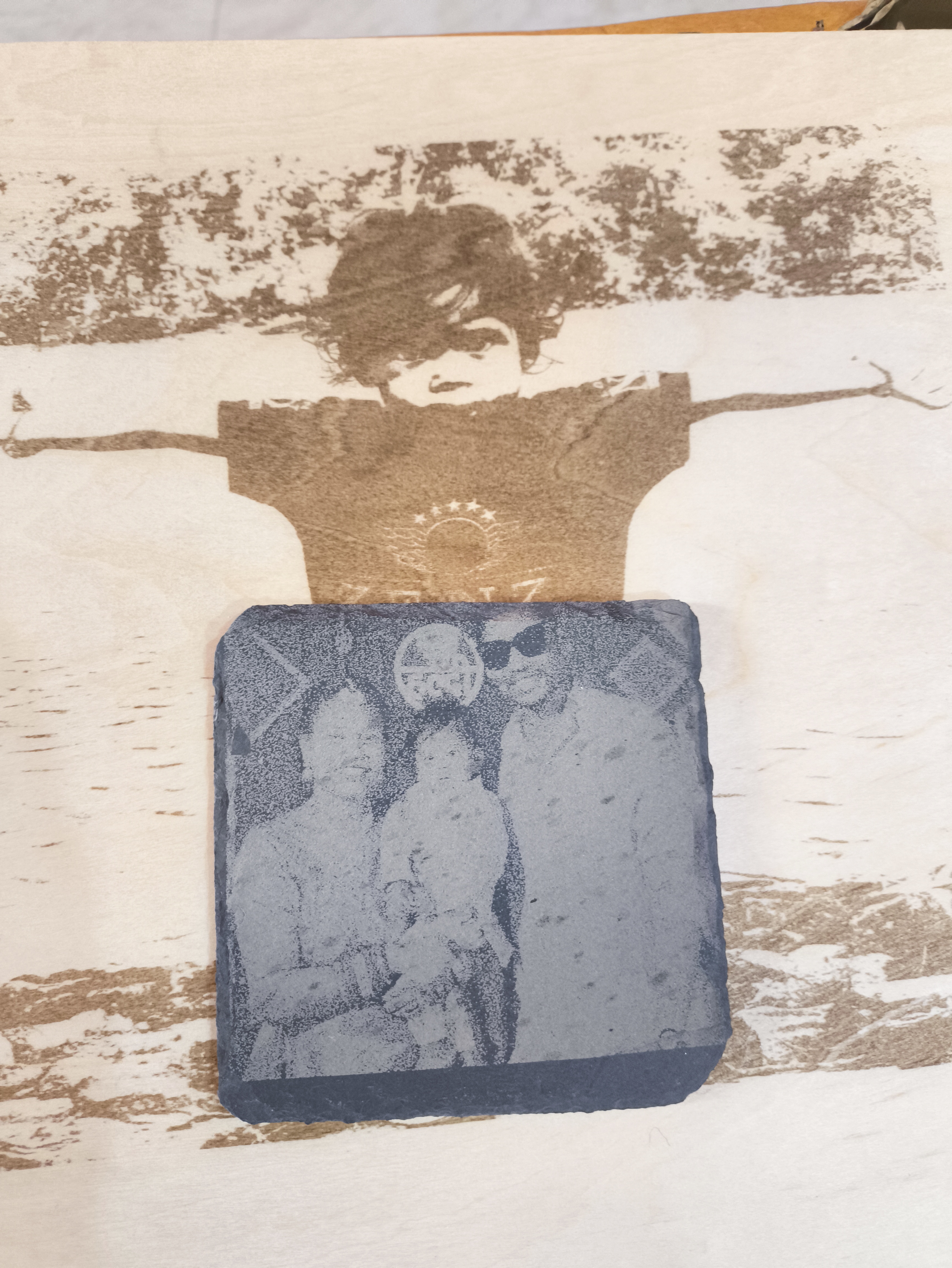 Custom Laser-Engraved Photo Plaque