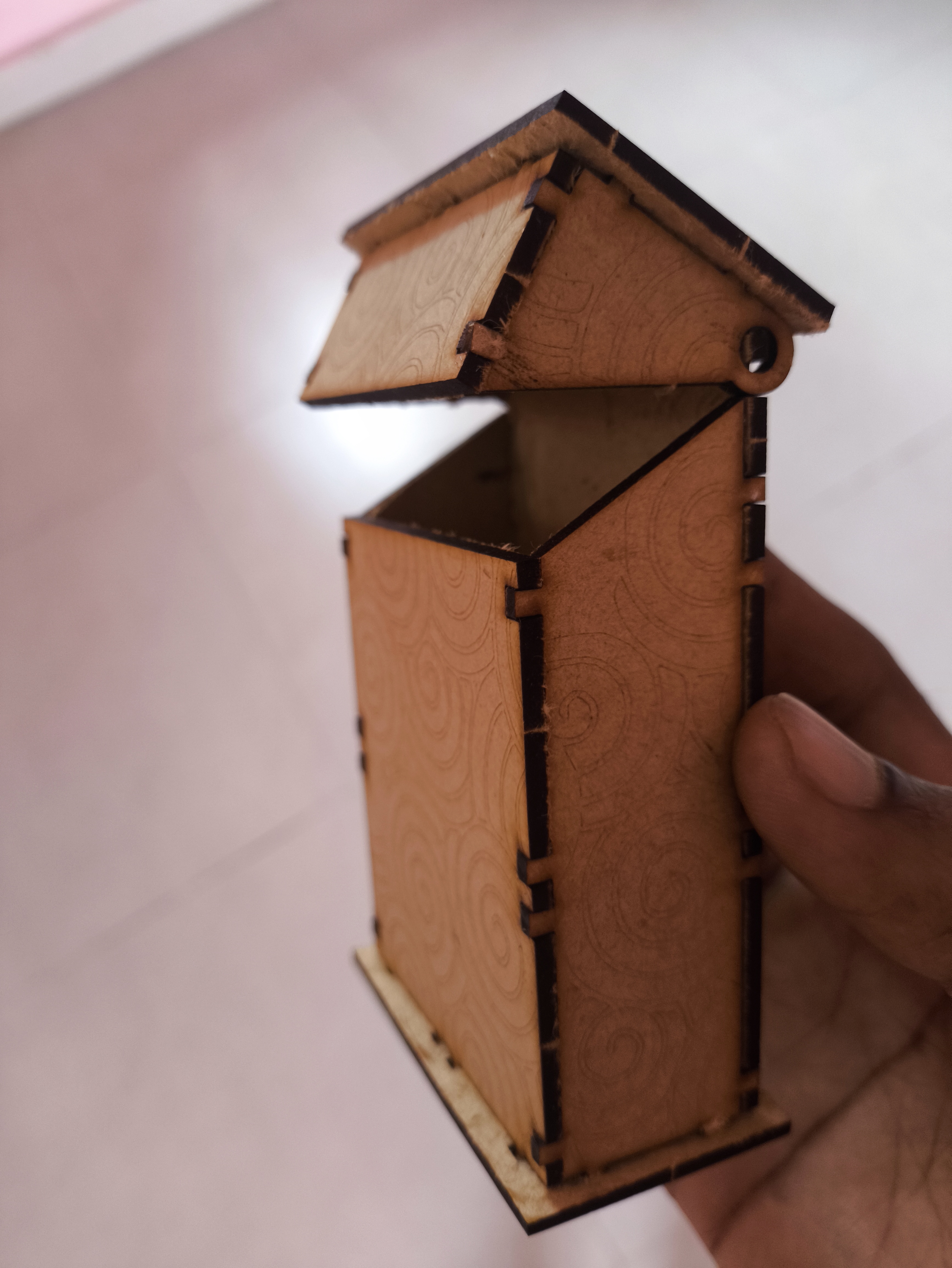 Wooden Craft Storage Box