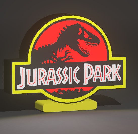 Lightbox Jurassic Park