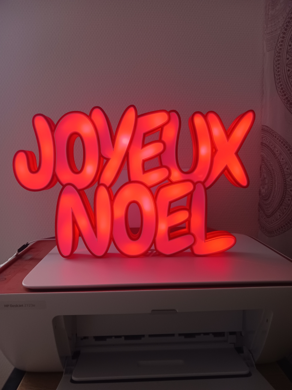 Lumière décorative 'Joyeux Noël'