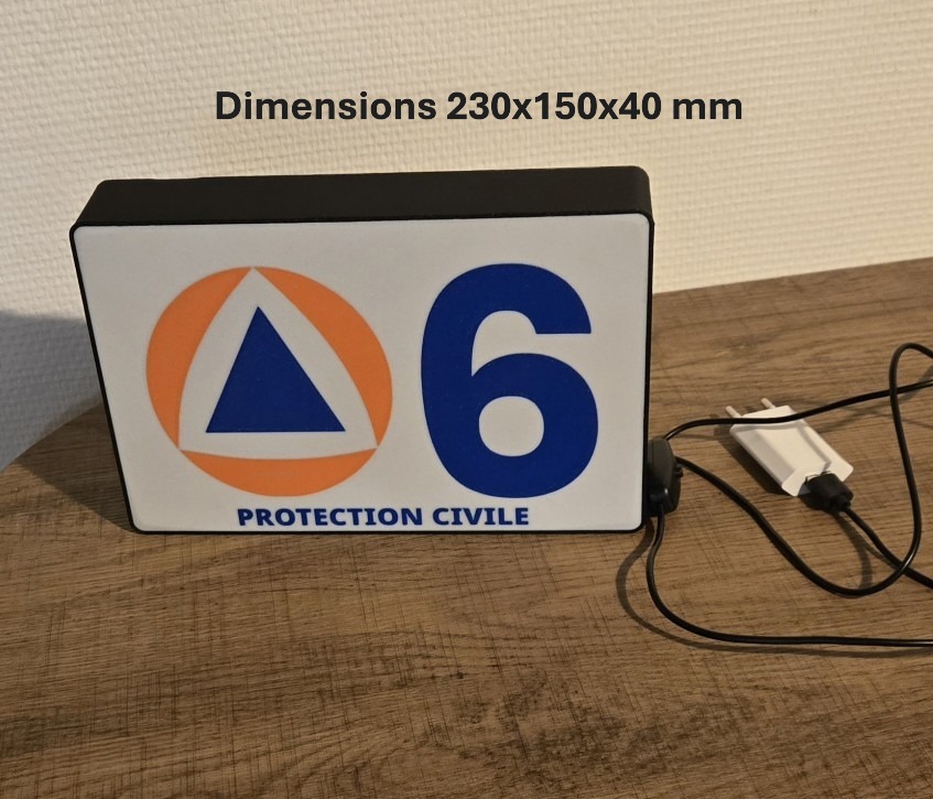 Lampe LED Protection Civile  ( Réservé aux membres de la Protection Civile du 06 )
