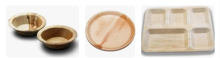 Eco-friendly palm leaf plates