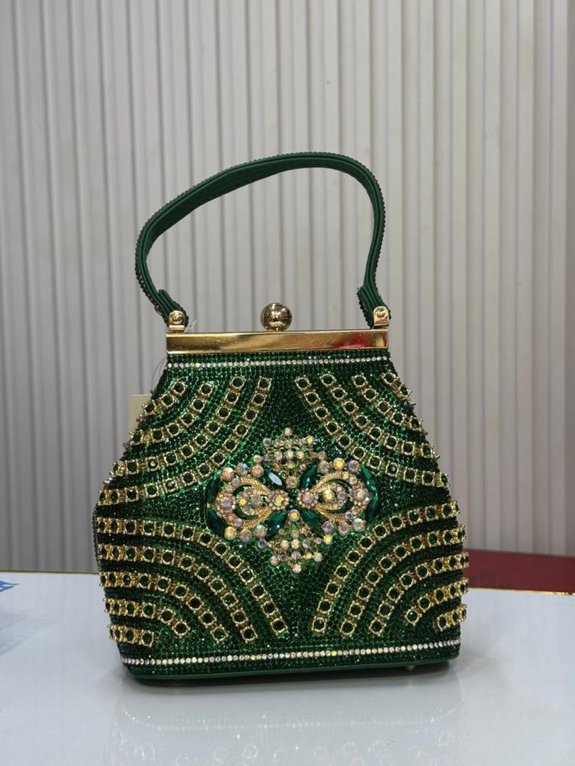 Sac à main vert élégant