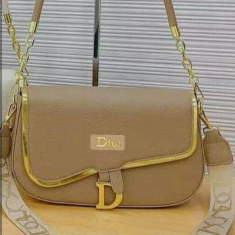 Sac à main en cuir marron