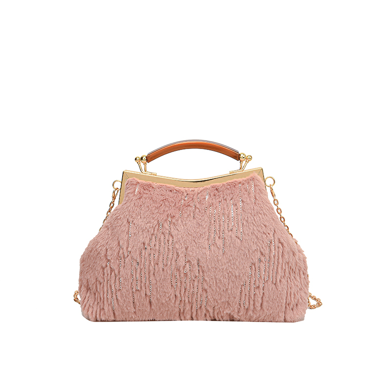 Sac à main élégant en velours