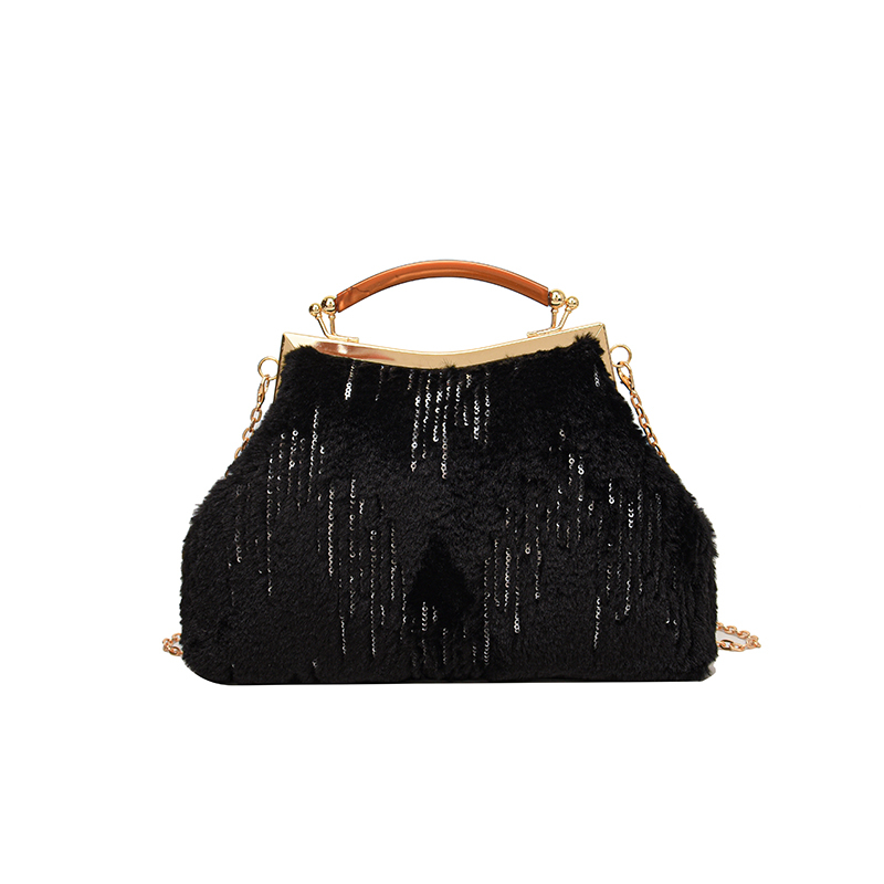 Sac à main élégant en velours