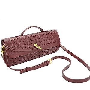 Sac à main tressé en cuir