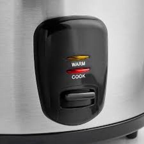  VonShef Rice Cooker 1.8L - Electric Rice Steamer for 8 with Keep Warm Function 700W - Removable Non-Stick Pot, Measuring Cup and Spatula 