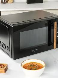  Salter Digital Microwave Toronto 20L 95-Minute Timer 8 Auto-Function 800W in White or Sleek Black