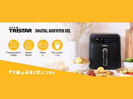  Tristar Digital Airfryer XXL FR-6999 Power 1700 W Capacity 6 L Black