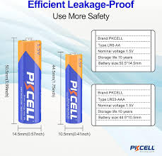 PKCELL AA 1.5V Carbon Batteries (2 Packs 12pcs per pack)