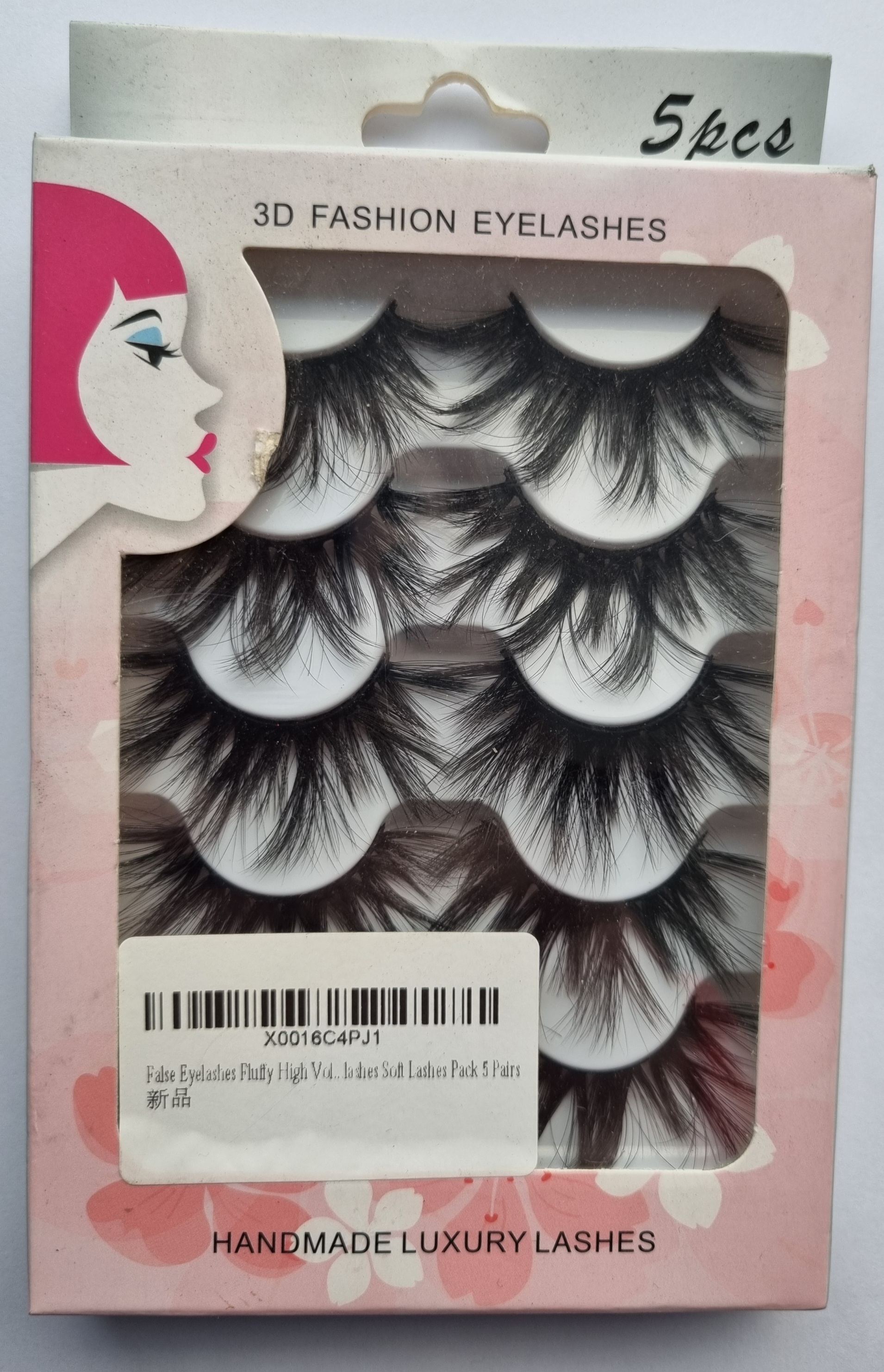 3D Fashion Handmade luxury Eyelashes 5 pairs