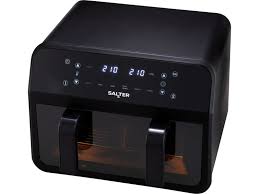 Salter Dual View Air Fryer – 7 L Non-Stick Cooking Tray With Removable Divider